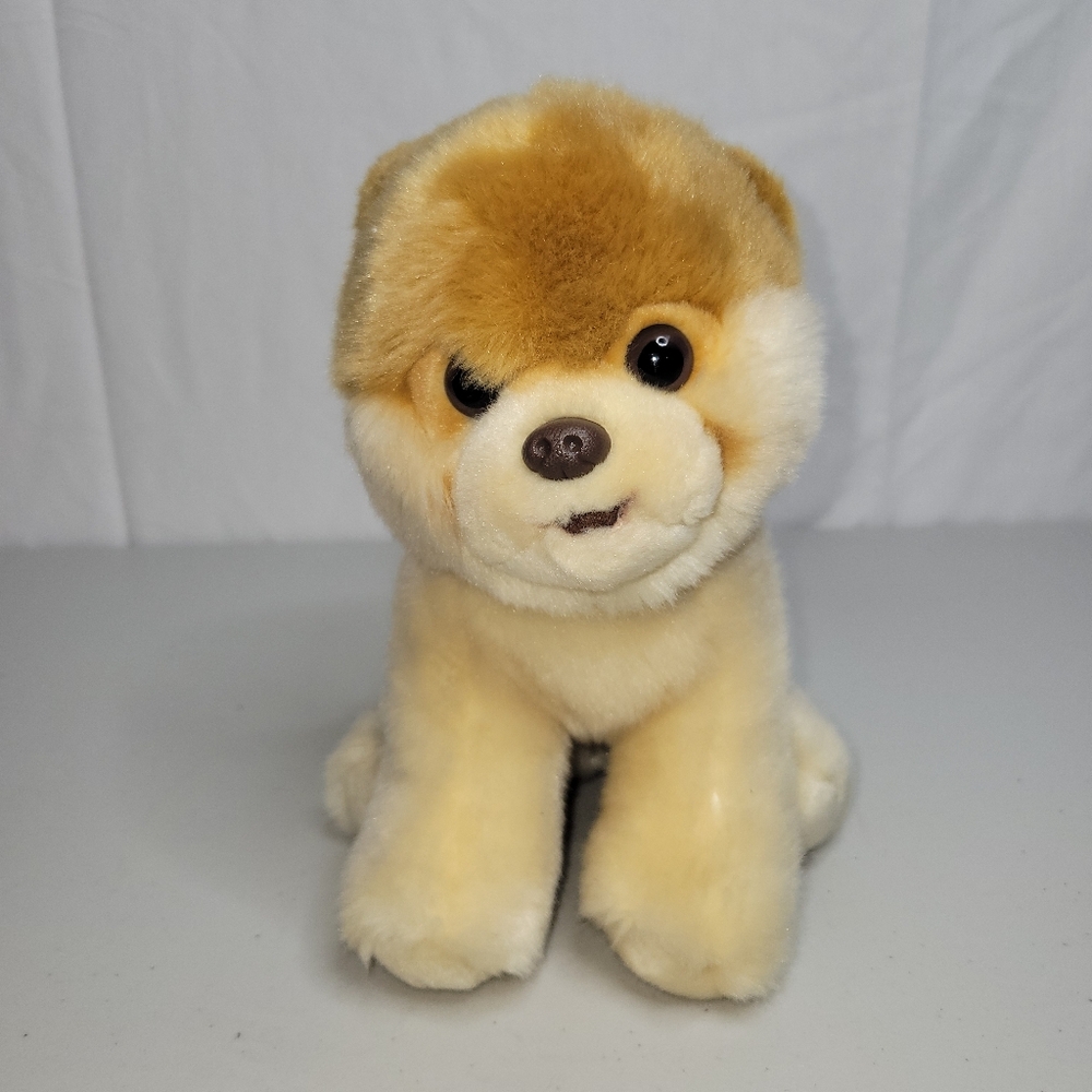 Gund Boo Worlds‎ Cuteset Dog Fluffy Cream Plush Dog
